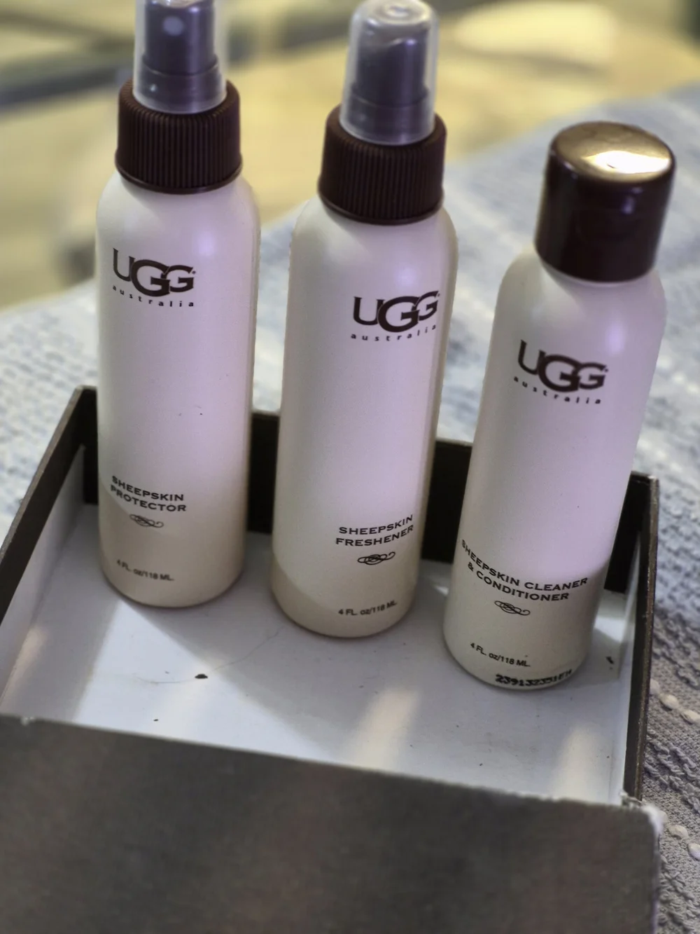 UGG Men's Sheepskin Care Kit - Brown & Cream Bottles